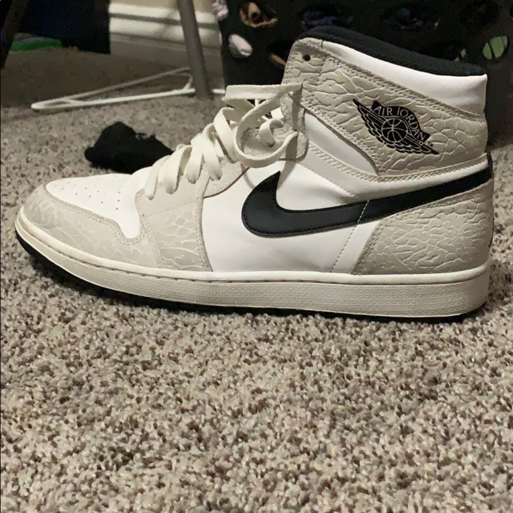 White/Black Air Jordan’s